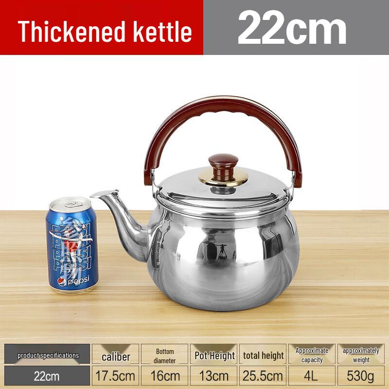 Thickened Stainless Steel Kettle & Teapot