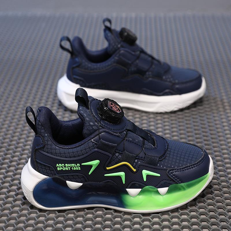 

TXH2316 Осень 2024 Новые кроссовки для школьников среднего и старшего возраста с вращающейся пряжкой Легкие повседневные кроссовки Spot 28 yards inner length 17.5cm