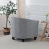Jacquard Nordic Simple Single Sofa B & B Hotel Model Room Chair Cover Leisure Chair Round Sofa Cover