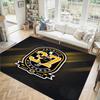 Design Boston Bruins Tappeto in Velluto di Cristallo Accogliente Non?Tappeto Stampato Antiscivolo per Camera da Letto Soggiorno Ingresso