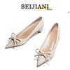 BEIJIANI Damen Stiletto Schleife High Heels - Spitzschuhe Frühling/Herbst