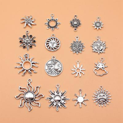 16pcs/set Sun Charms Supplies For Jewelry Findings? Popular