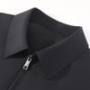 High end business executive jacket with mulberry silk and nylon stretch, men's and middle-aged solid color spring top jacket