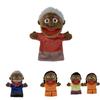 Cartoon Black Half Body Hand Puppet For Interactive Storytelling
