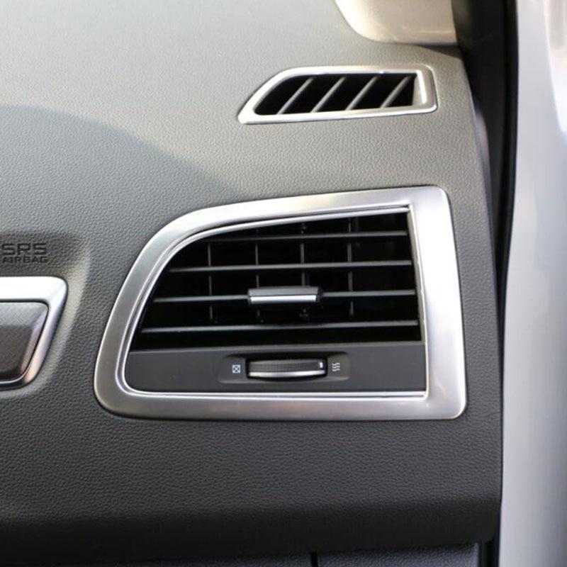 For Samsung QM6 2016 - 2022 for Renault Koleos Car Chrome Air Conditioning Vent Trim Stickers Case  Stickers