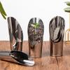 3er-Pack Edelstahl-Gartenschaufeln zum Filtern von Erde, Umtopfen und Pflanzen von Sukkulenten und Blumen