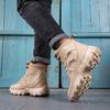 New couple outdoor mountaineering boots women's thick-soled wear-resistant shoes military boots outdoor combat boots