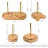 Wooden Yarn Holder Spinning Knitting Tools Beginner Crochet Accessories Stand Sewing Thread Spool Wool Ball Winder Stand Tool