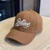 New Japanese Alphanumeric Embroidery Casual Retro Fashion Versatile Street Hard Top Cap Baseball Cap