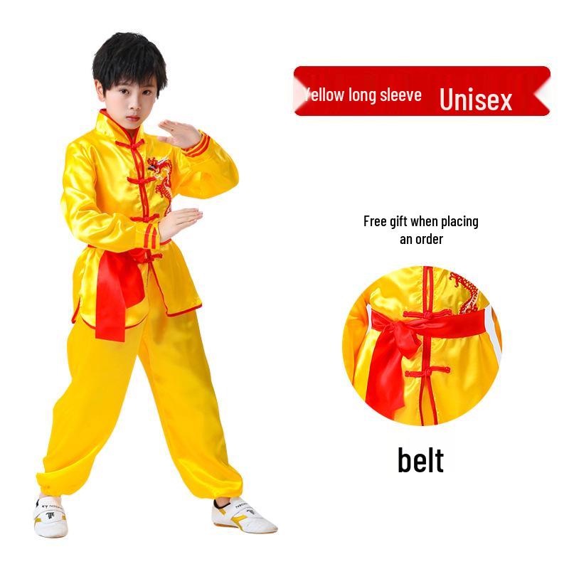 Kids' Wushu and Kung Fu Performance Uniforms: Dragon & Lion Dance, Tai Chi Costumes