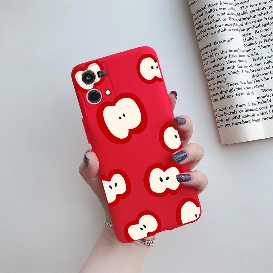 For OPPO Reno 7 Cover Case for Oppo Reno 8 4G Phone Casing Matte Soft TPU Silicone Shell for OPPO F21 Pro Bags Reno7 5G Bumper