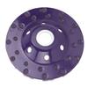3Pcs Diamond Grinding Wheel 100mm Diamond Cup Wheel for Grinding and Polishing Concrete Stones Cement Marble Violet