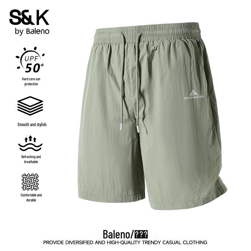 Baleno Men s S&K Series UPF50+ Sun Protection Casual Shorts L