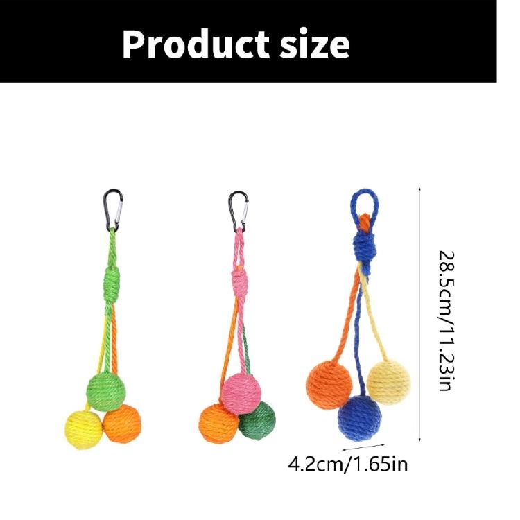 Cats Sisal Rope Natural Sisal Sphere for Mental Stimulation and Physical Activity
