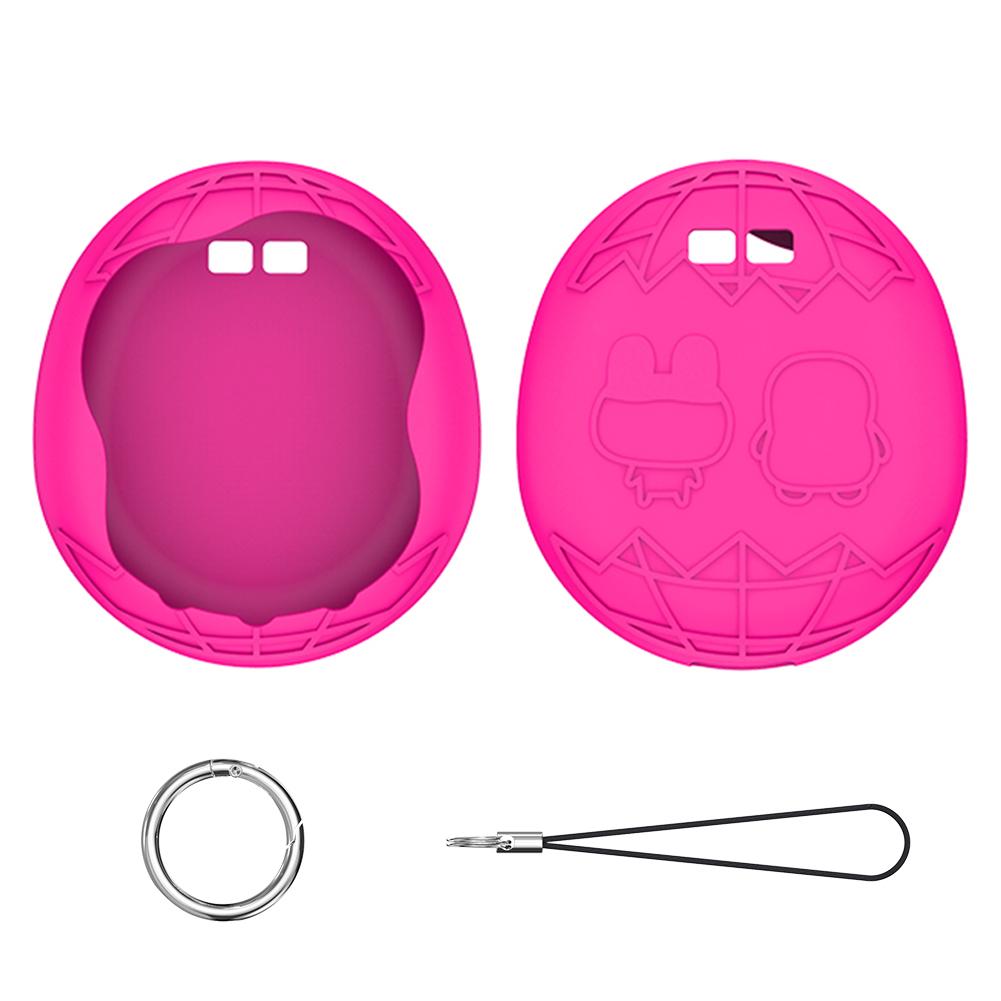 Silikonhülle Wasserdichte Schutzhülle mit Lanyard Fallschutz Stoßfest Kratzfest für Tamagotchi Uni Virtuelles Haustier M