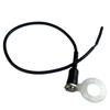 Motorcycle Auxiliary Lamp Power Button 12V 24V 10A Push Button with Stainless Steel Mounting Bracket for Light Wiring