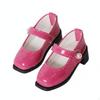 1/4 Scale BJD Shoes Fashionable Design Doll Handmade Mary Janes Black