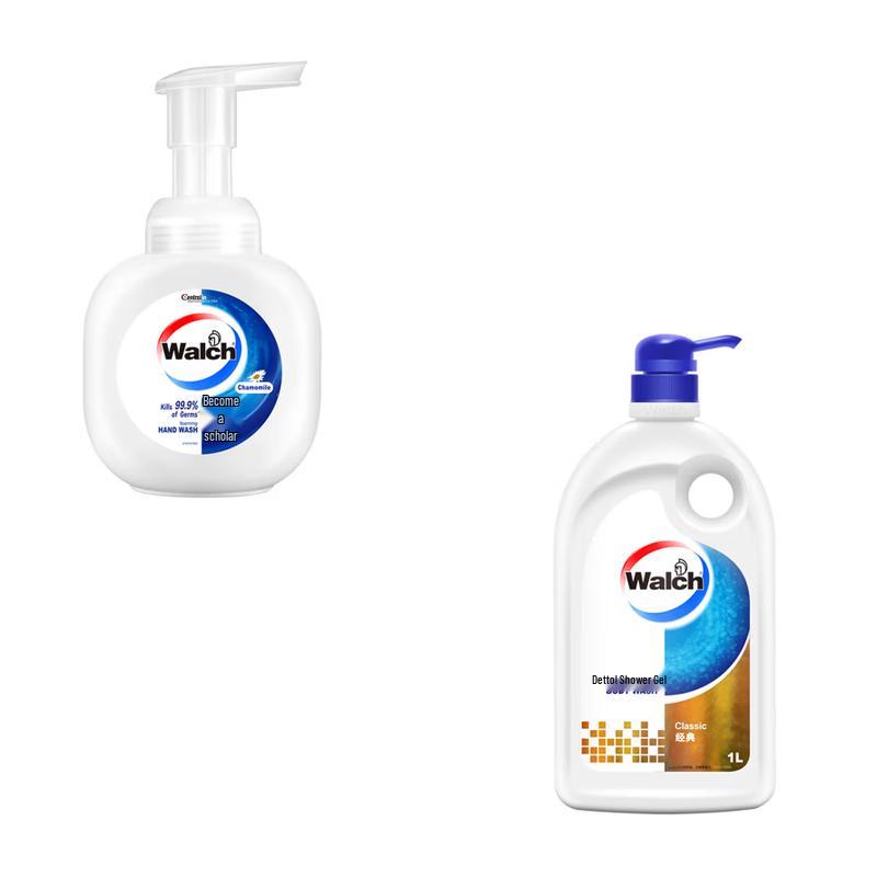 Walch Foaming Hand Soap & Classic Shower Gel Set