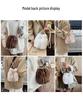 Damen 2025 Crossbody Plüsch Umhängetasche - Koreanischer Herbst/Winter Bucket-Stil