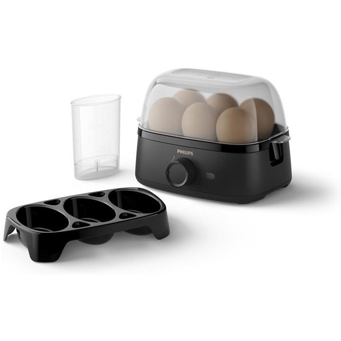 Cuiseur à œuf électrique - philips - hd9137/90 egg cooker noir - 400w - x6