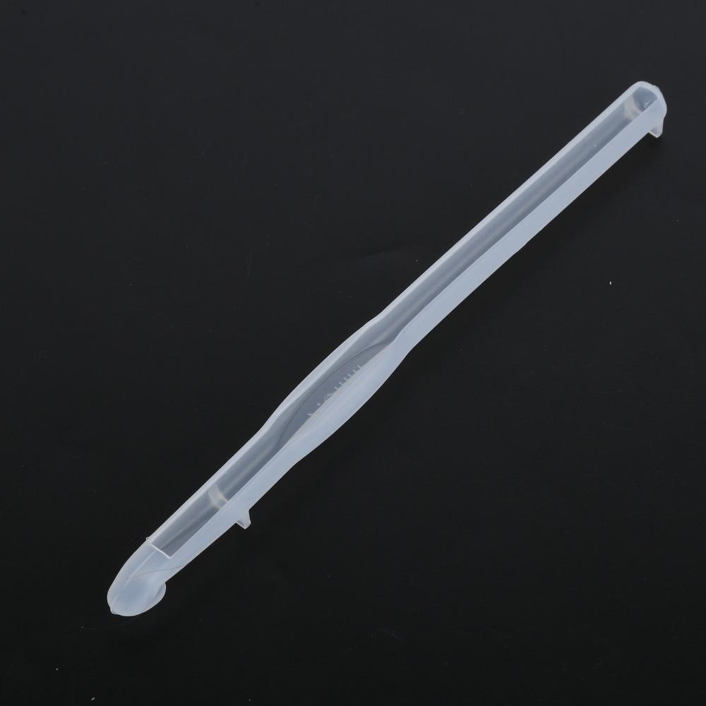 20pcs Resin Casting Crochet Hooks Mould Silicone Knitting Sweaters Tool Yarn Crafts