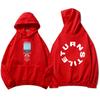 TORNACQUISTO MAI ABBASTANZA FELPA DA PALCO Hip Hop Unisex Streetwear Manica Lunga Pullover Casual con Cappuccio Stampa Grafica Merch Sudaderas
