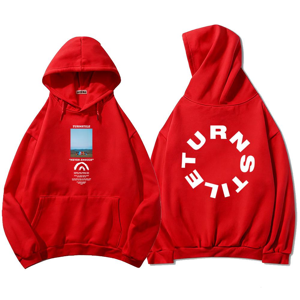 TORNACQUISTO MAI ABBASTANZA FELPA DA PALCO Hip Hop Unisex Streetwear Manica Lunga Pullover Casual con Cappuccio Stampa Grafica Merch Sudaderas