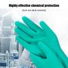 1Pair Thick Nitrile Gloves - Chemical Acid Resistant Waterproof Long Sleeve Gloves For Gardening Chemical Painting ,Latex Free