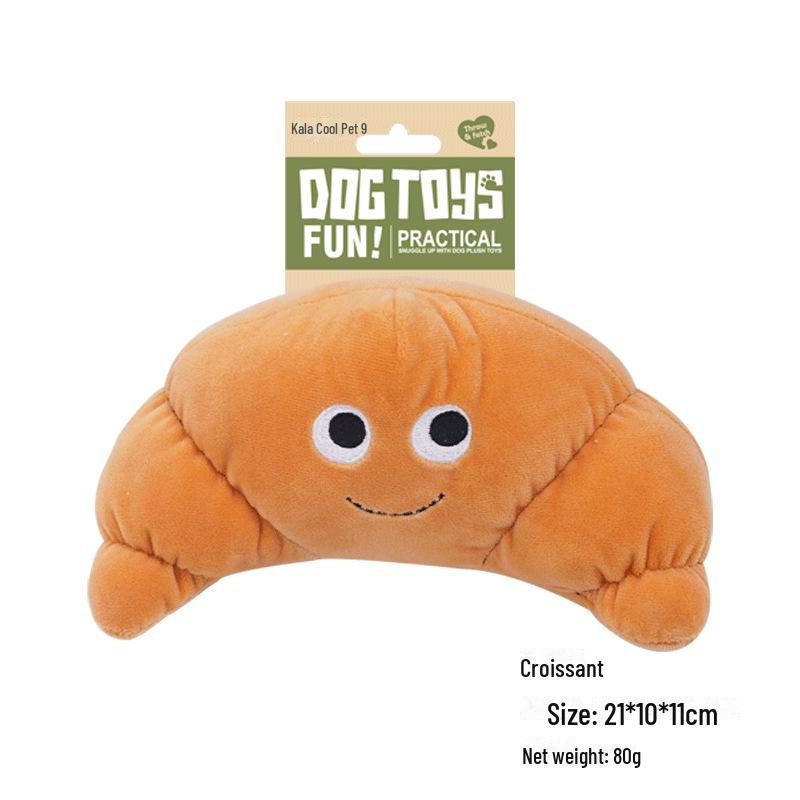 

Прочная плюшевая игрушка-бургер: Устойчив к прорезыванию зубов, издает звуки для мелких/средних собак. Идеально подходит для общения и избавления от скуки.