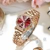 CRRJU Brand Luxury Fashion Original Ladies Watch Waterproof Ladies Watch Stainless Steel Diamond Watch Gift
