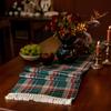 Christmas Fall Table Runner Soft Cotton Table Runner With Tassels Woven Macrame Home Living Room Table Decoration