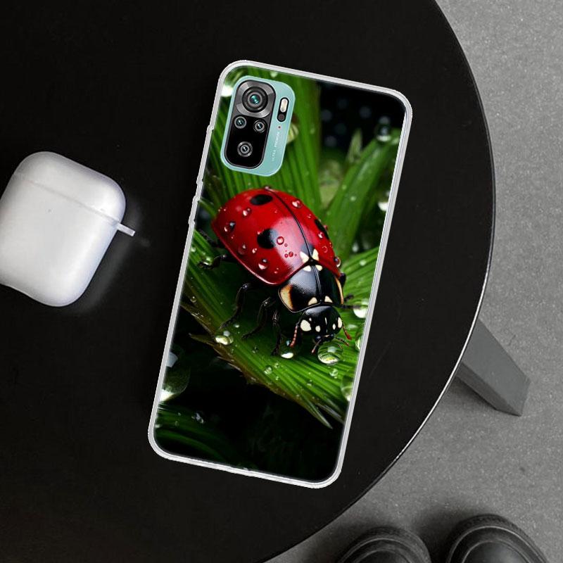 Insect Seven-Star Ladybug Phone Case Cover for Xiaomi Redmi Note 15 14 13 12 11 Pro Plus 14S 12S 11S 11T 11E 10S 10 Customized F