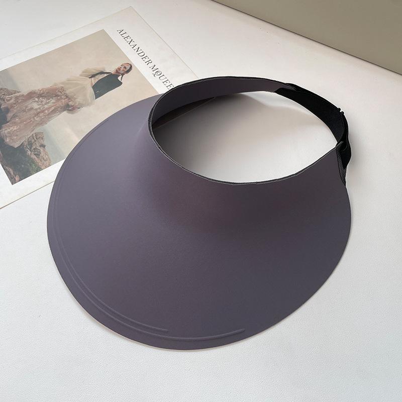 Traceless Integrated Sunscreen Hat Women'S Summer Uv Protection Large Brim Sun Hat Face Covering Cycling Sun Hat