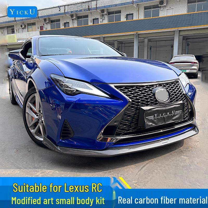 Lexus RC Carbon Fiber Body Kit: Front Lip, Rear Diffuser, Side Skirts & Tail Wing Spoiler (2015-2024)
