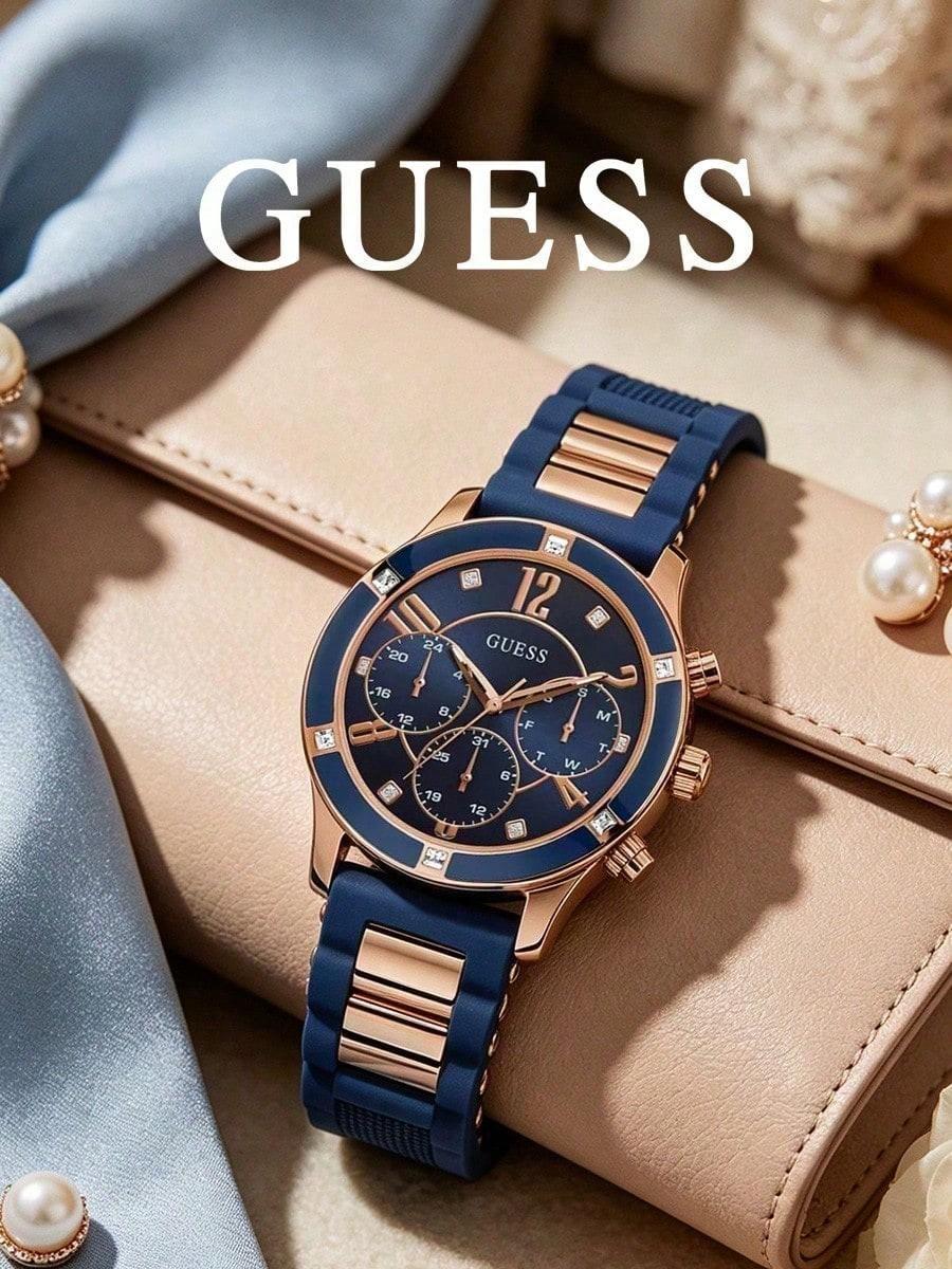 Женские кварцевые часы GUESS W1234L4 синий