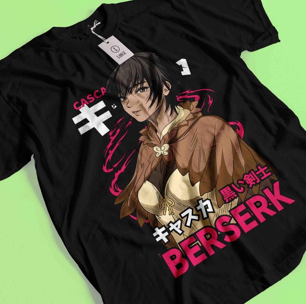 

Berserk T-Shirt, Japanese Anime Tshirt Guts Manga Shirt, Casca Shirt Anime Tee 4XL