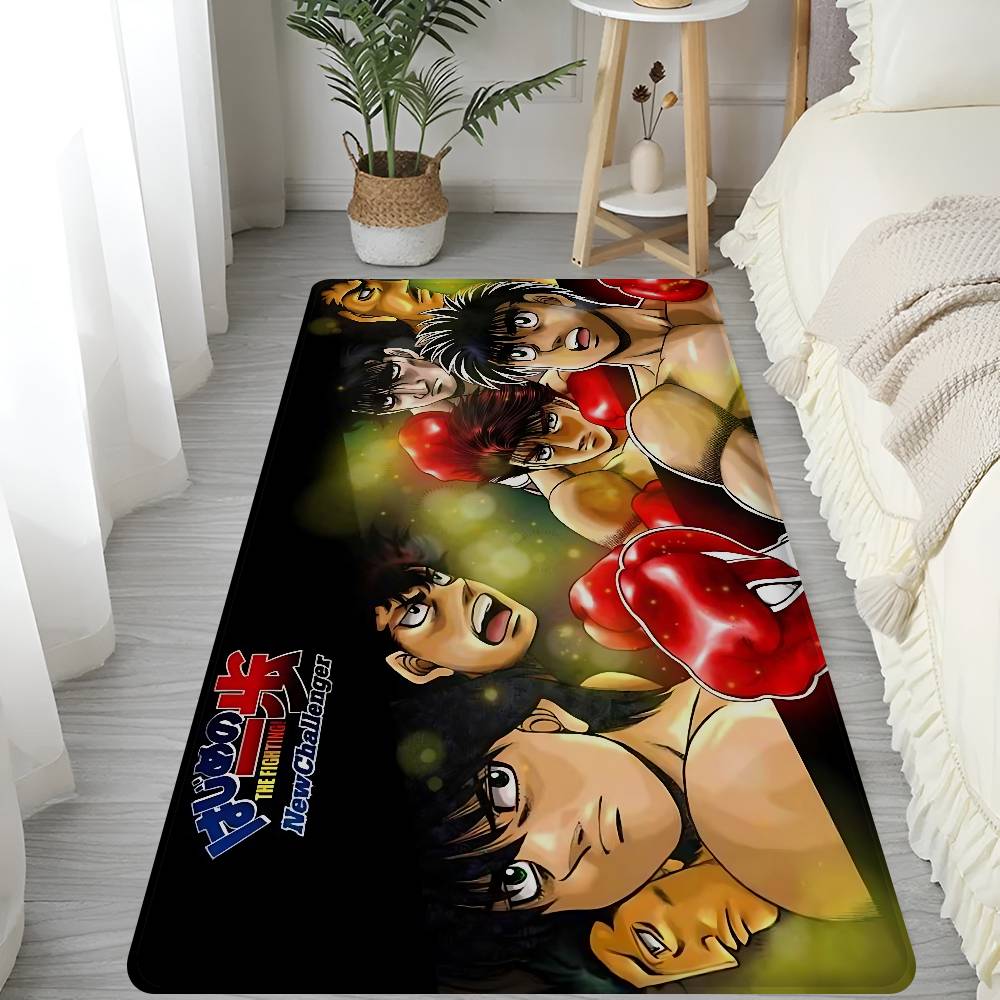 Hajime No Ippo Anime Kitchen Mat Kids Room Bedroom Decoration Balcony Anti-Slip Doormat Living Room Alfombra