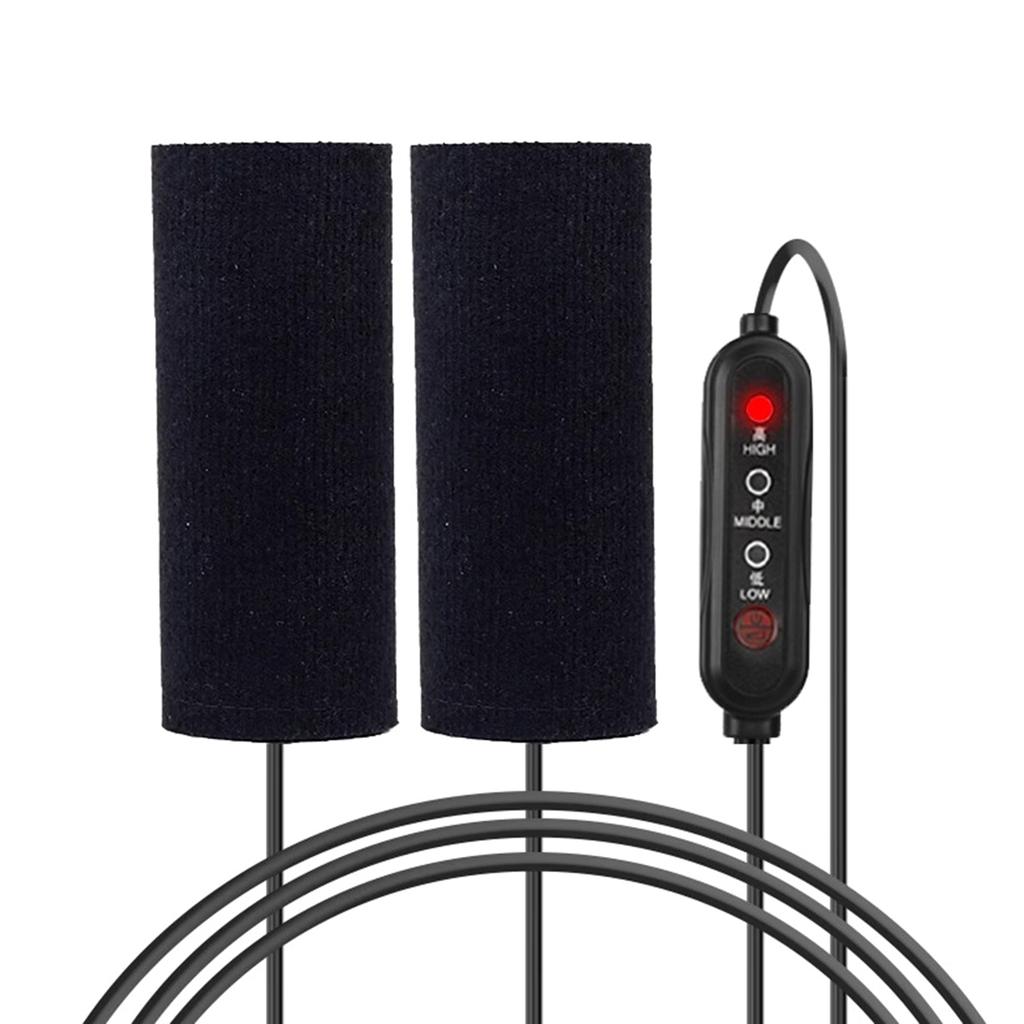 Controllo Intelligente della Temperatura Manopole Riscaldate Alimentate da USB Coprimanubrio Manopole Manubrio Riscaldate per Moto e Bici