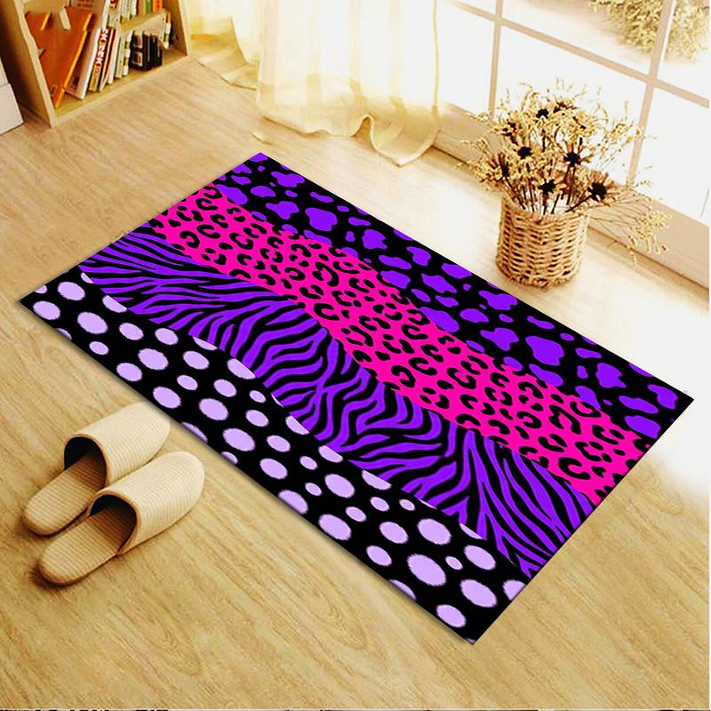 2025 New Pink Cow Print Carpet Rug for Living Room Bedroom Home Sofa Decoration,Kids play Non-slip Floor Mat30