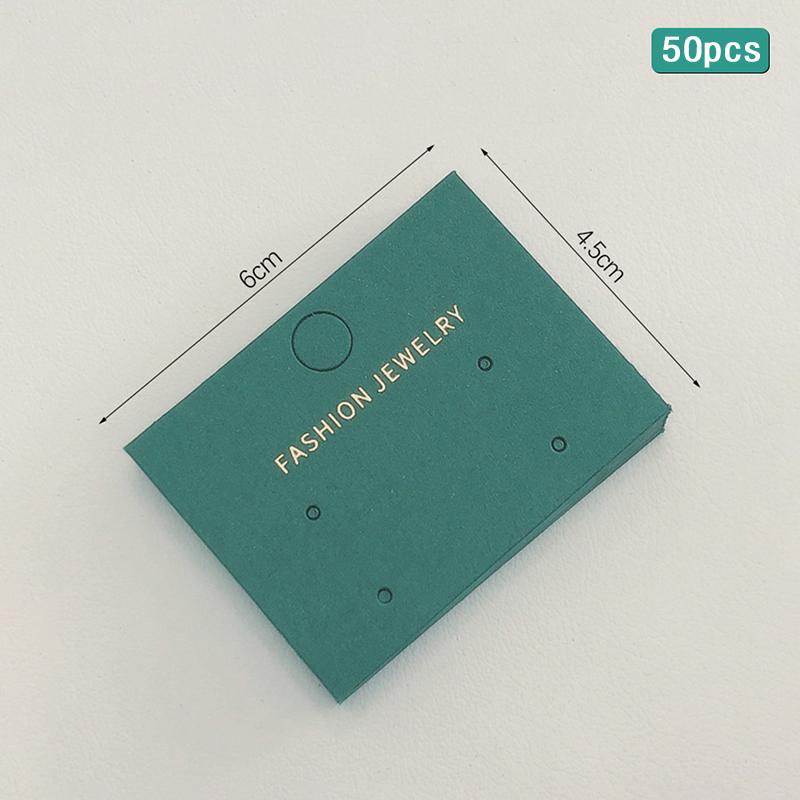 

50 шт. простых бумажных этикеток, подарочные бирки ручной работы, бирки для ювелирных изделий, заколки для волос, аксессуары для волос, складная упаковочная карточка