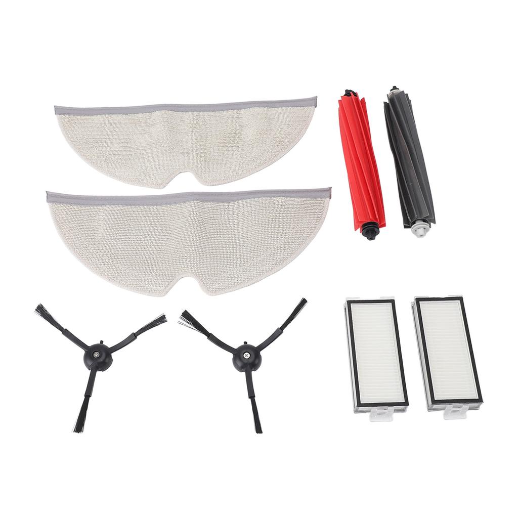 2 Pack Replacement Parts for Roborock Q8 Max Vacuum Cleaner Main Brushes Side Brushes Filters Mop Cloths Robot Vacuum