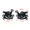 Vordere Hintere Scheibenbremse Schwarz Rot Bremssattel für 2 Takt 49cc Dirt Mini Pocket Bike Roller Links Rechts