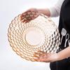 European Crystal Glass Fruit Plate