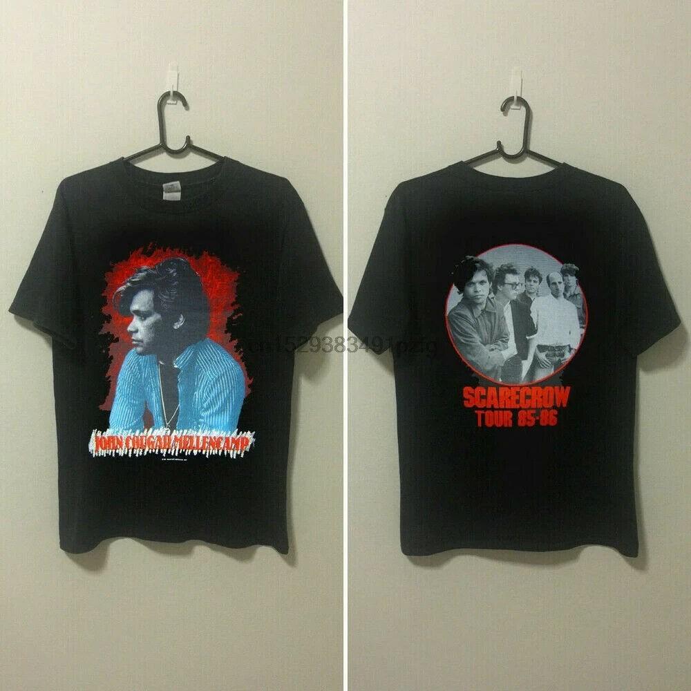 Rare Vtg Concert T Shirt John Cougar Mellancap 85 Reprint Unisex T-Shirt L