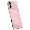 XINLI For iPhone 16 Case TPU Phone Cover with Electroplating Frame