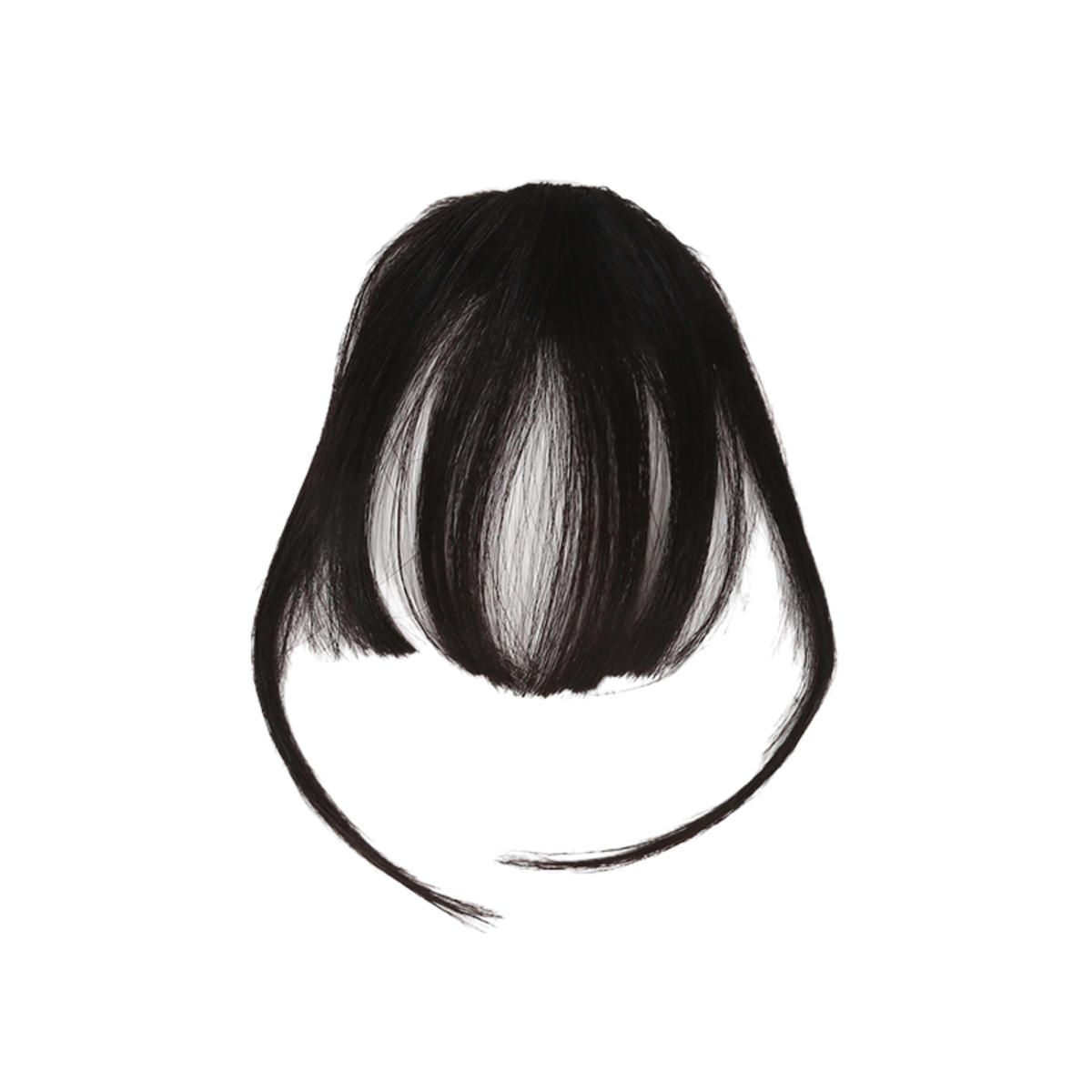 

Челка человеческая Натуральный коричневый Средний пробор Рваная челка Заколка для волос Челка Челка Парик для женщин Заколка Воздушная челка Air bangs естественный