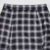 Women's Retro College Style Color Contrast Patchwork Check Low Waist Slimming All Matching Simple Skirt