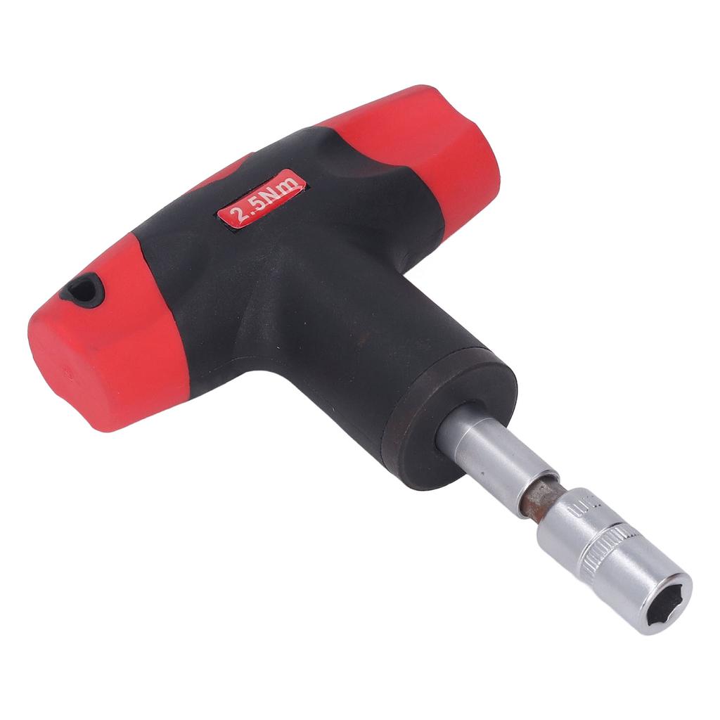 T Handle Wrench Fixed Torsion Chrome Vanadium Steel 14in Hex Socket Tool for Repair 2.5Nm