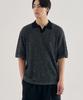 Drawfit Two-Tone Boucle Collar Half Knit [M.Black]