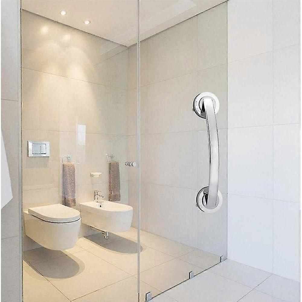Shower Safety Handle, Bath Grab Bar with Non-Slip Handle, Suction Cup Grab Bar, Suction Cup Door Handle, for Tile Bathroom Glass Door Pull Handle
